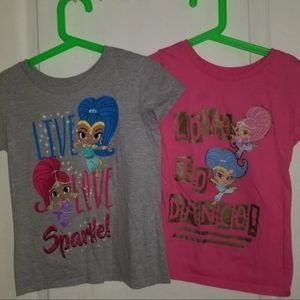 Shimmer and shine girl tees